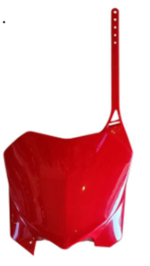 PORTANUMERO ROJO